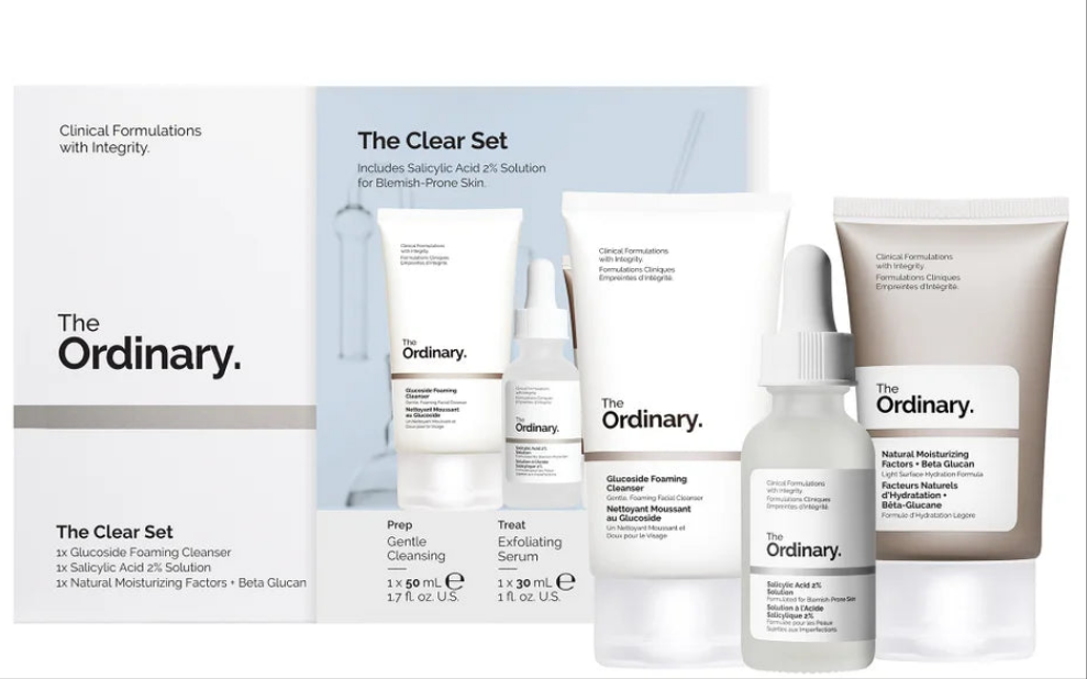 THE ORDINARY THE CLEAR SET - чистая кожа без компромиссов