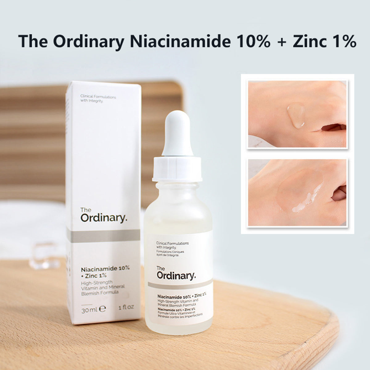 THE ORDINARY NIACINAMIDE 10% + ZINC 1% SERUM 30ML - культовое средство для чистой и здоровой кожи