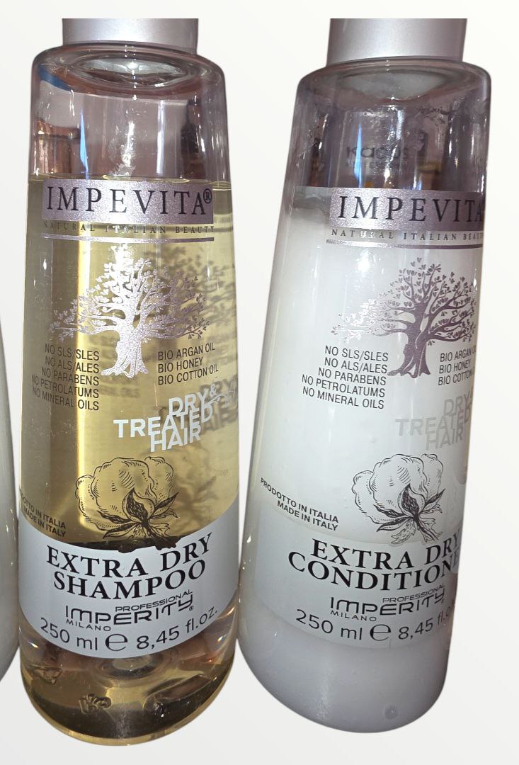 Imperity Milano Impevita Extra Dry Shampoo с аргановым маслом, маслом хлопка и мёдом, 250 мл