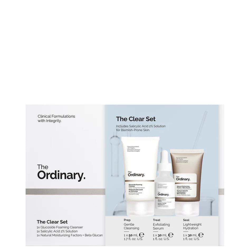 THE ORDINARY THE CLEAR SET - чистая кожа без компромиссов