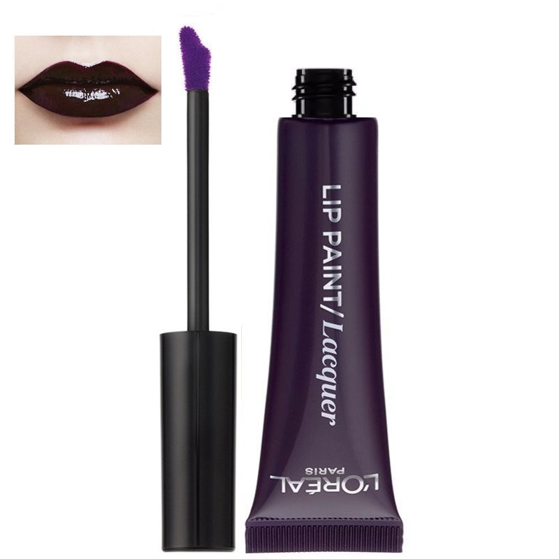 Лаковая помада L'Oréal Lip Paint Lacquer - оттенок 107 Dark River
