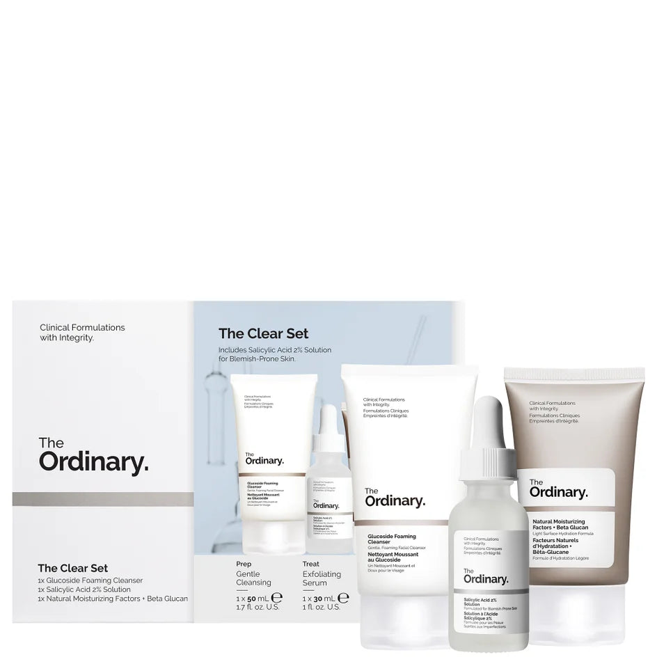 THE ORDINARY THE CLEAR SET - чистая кожа без компромиссов