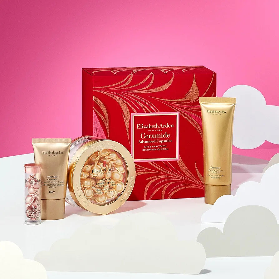 Elizabeth Arden Lift & Firm Youth Restoring — подарочный набор для упругости кожи, 4 средства