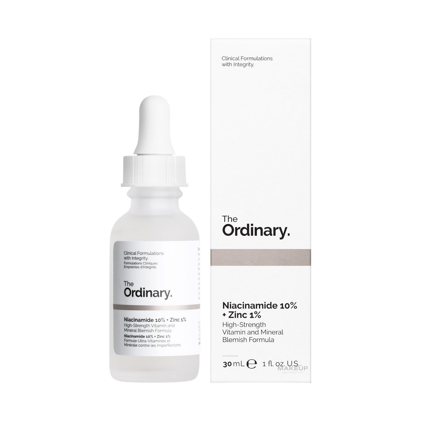 THE ORDINARY NIACINAMIDE 10% + ZINC 1% SERUM 30ML - культовое средство для чистой и здоровой кожи
