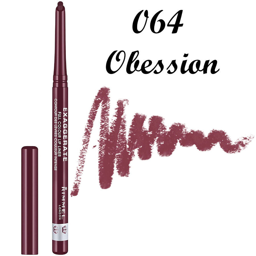 Rimmel Exaggerate - Карандаш для губ в оттенке 064 Obsession