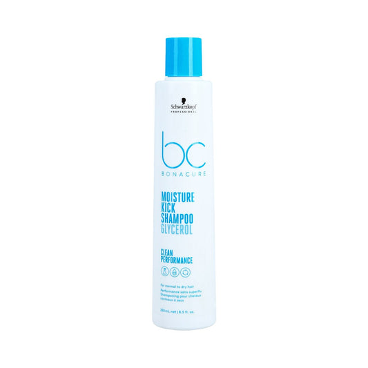 SCHWARZKOPF BONACURE CLEAN PERFOMANCE MOISTURE KICK SHAMPOO 250ML