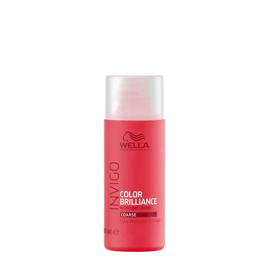 Wella Invigo Color Brilliance - Шампунь для защиты цвета окрашенных густых волос 50 мл
