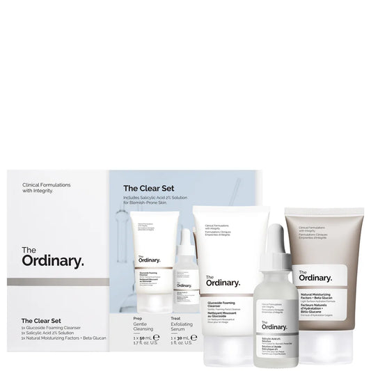 THE ORDINARY THE CLEAR SET - чистая кожа без компромиссов