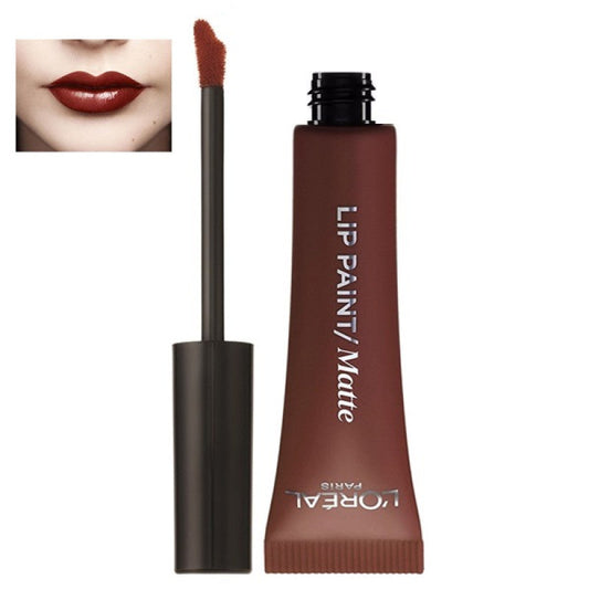 Матовая помада L'Oréal Lip Paint Matte - оттенок 213 Stripped Brown