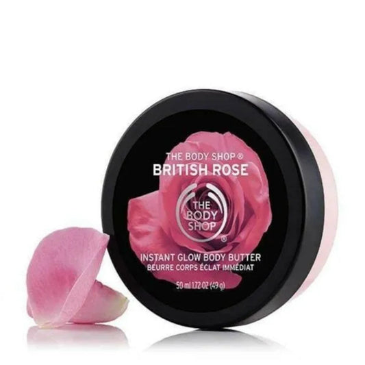 The Body Shop British Rose — Масло для тела с эффектом сияния, 50 мл