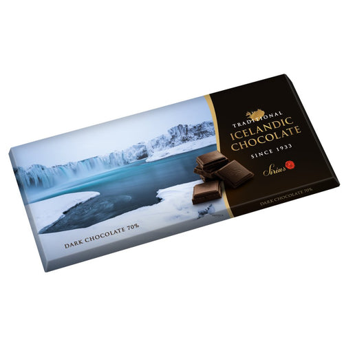 70% Dark Chocolate / Traditional Icelandic Chocolate 100g — Традиционный исландский тёмный шоколад 70%