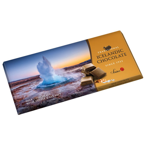 Milk Chocolate with Toffee & Salt / Traditional Icelandic Chocolate 100g — Молочный шоколад с тоффи и солью / Традиционный исландский шоколад