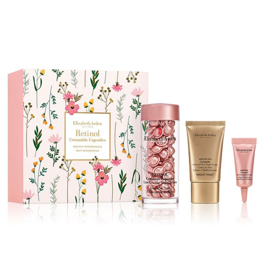 Elizabeth Arden Ceramide & Retinol Capsules — подарочный набор для ухода, 3 средства
