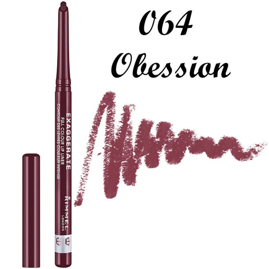 Rimmel Exaggerate - Карандаш для губ в оттенке 064 Obsession
