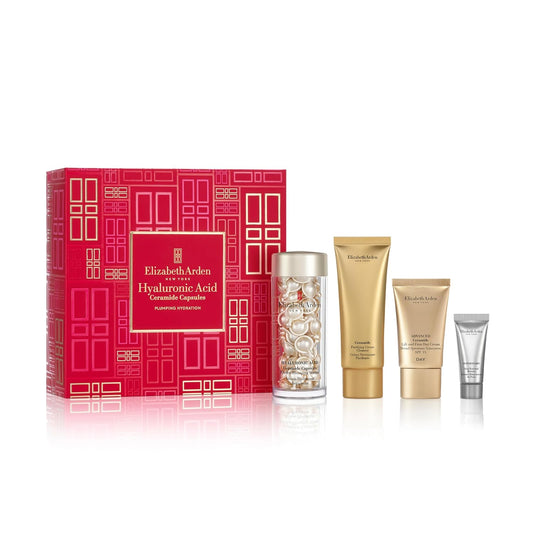 Elizabeth Arden Plumping Hydration — интенсивное увлажнение и лифтинг, 4 средства