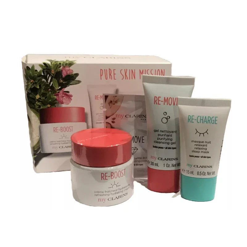Clarins Pure Skin Mission - Набор из 3х средств для идеальной кожи